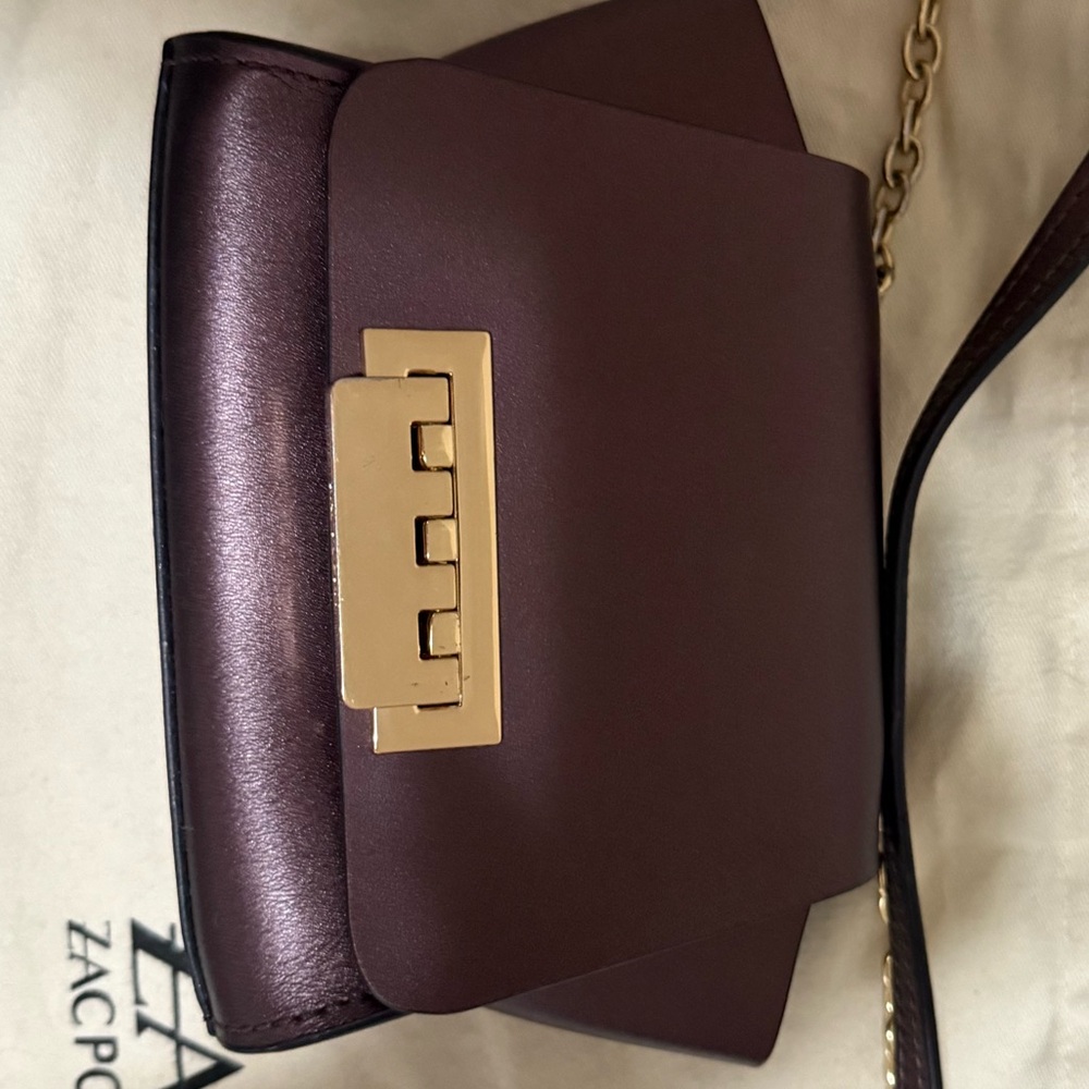 ZAC Zac Posen Dark Purple Crossbody Bag